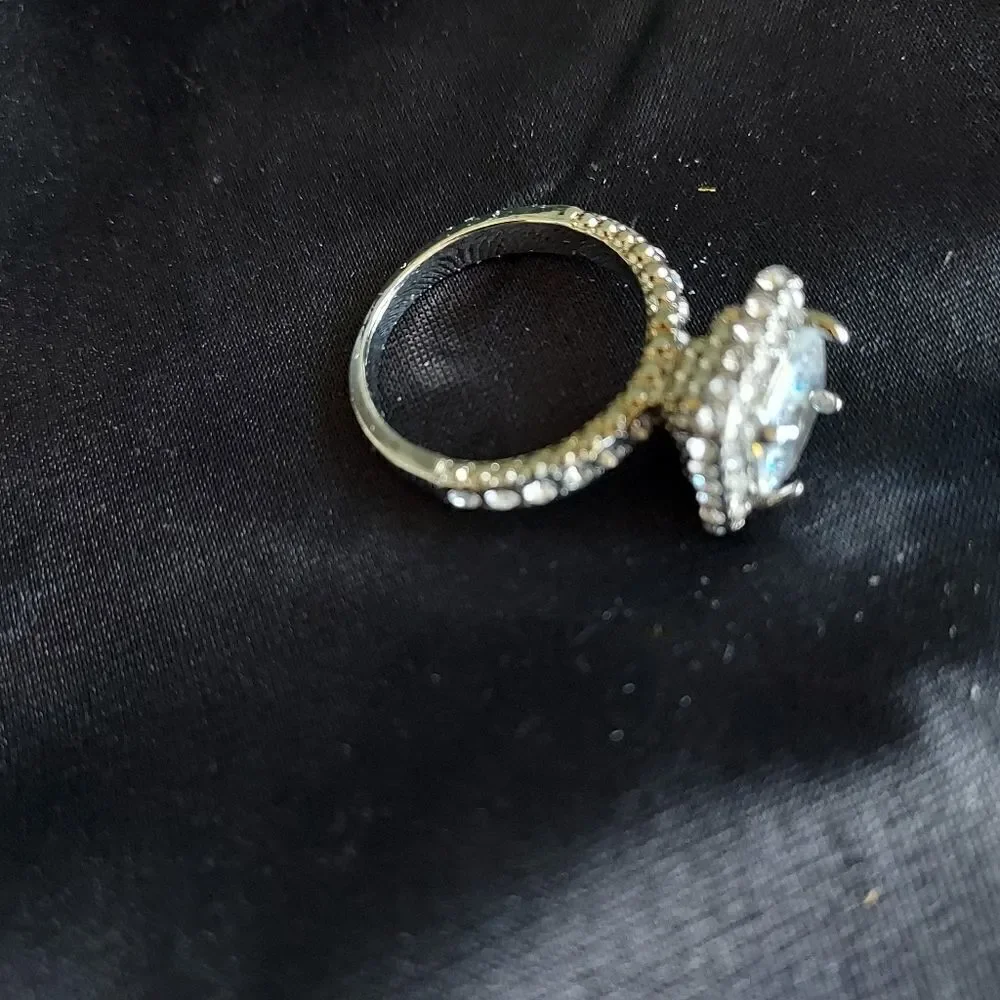 Princess Cut Cushion Diamond Ring